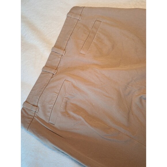 J. Crew Factory Lexie Pants Tan Stretch Straight Leg Career C9716 Size 4R - Picture 5 of 12